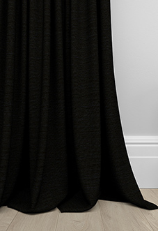 Kent, Black - Made to Measure Curtains